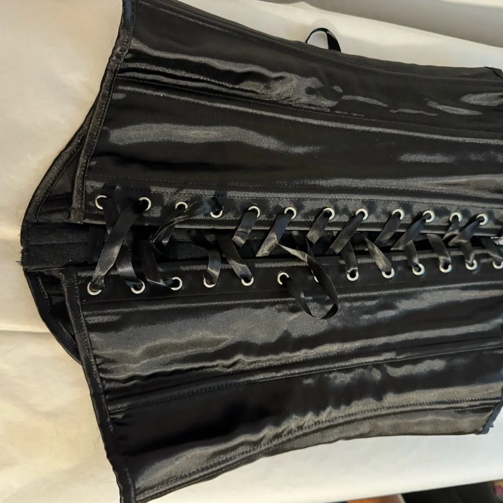 Hustler Hollywood Black Corset with Studded Details - Picture 4 of 8